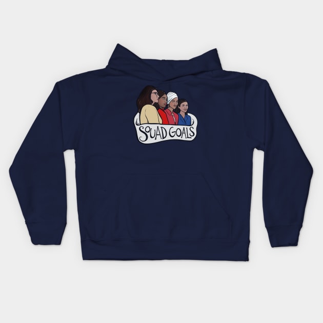 The Squad Kids Hoodie by bubbsnugg